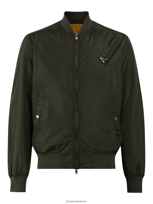 J.Lindeberg Men Thom Bomber Jacket Deep Depths Clothing BXV8X42463