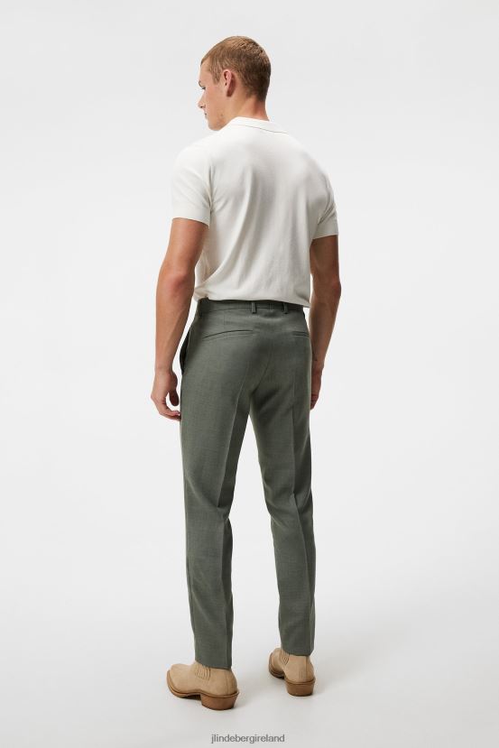 J.Lindeberg Men Grant Active Hopsack Pants Aloe Clothing BXV8X41224