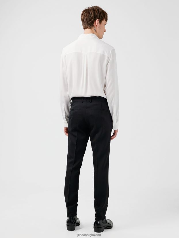 J.Lindeberg Men Grant Active Hopsack Pants Black Clothing BXV8X41230
