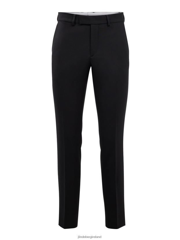 J.Lindeberg Men Grant Active Hopsack Pants Black Clothing BXV8X41230