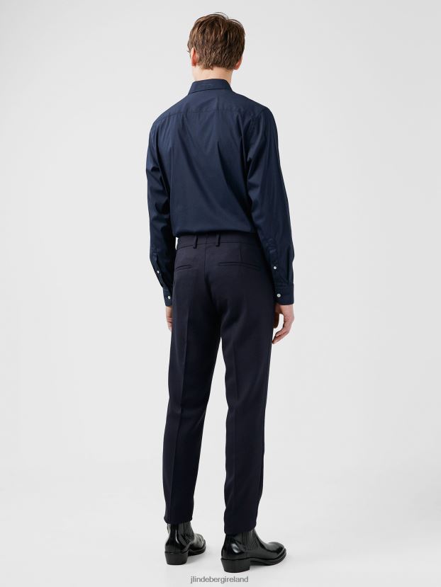 J.Lindeberg Men Grant Active Hopsack Pants Navy Clothing BXV8X41229