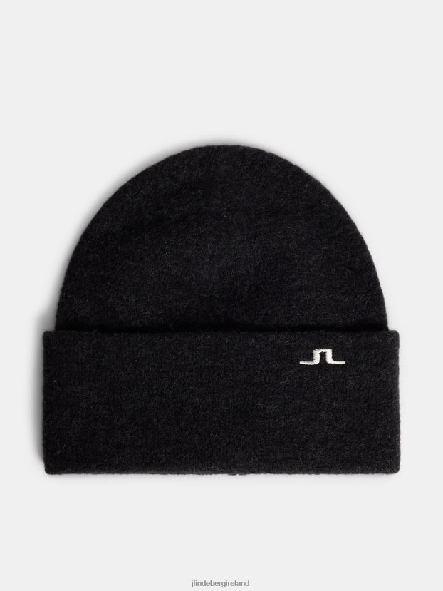 J.Lindeberg Men Kadie Alpaca Mix Beanie Black Accessory BXV8X4744