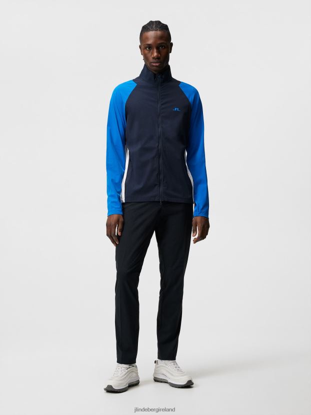 J.Lindeberg Men Marv Wind Jacket Lapis Blue Clothing BXV8X4717