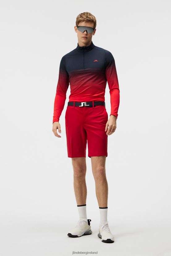 J.Lindeberg Men Eloy Shorts Chili Pepper Clothing BXV8X4486