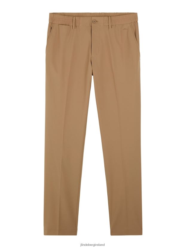 J.Lindeberg Men Stuart Stripe Pant Tiger Brown Clothing BXV8X4465