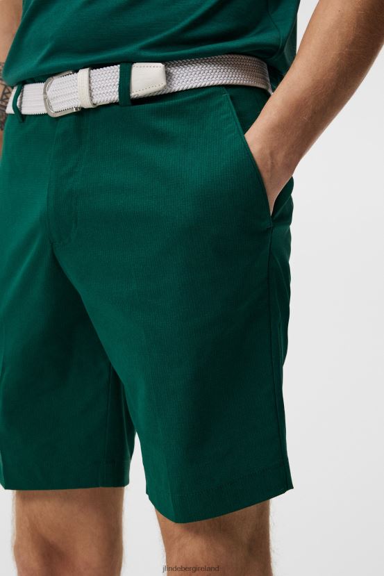J.Lindeberg Men Vent Slim Shorts Rain Forest Clothing BXV8X4471