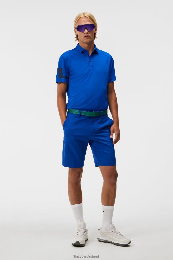 J.Lindeberg Men Heath Polo Surf the Web Clothing BXV8X4123