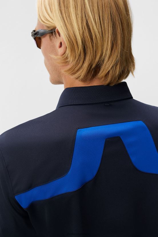 J.Lindeberg Men Kv Polo Surf the Web Clothing BXV8X479