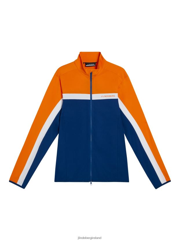 J.Lindeberg Men Jarvis Mid Layer Estate Blue Clothing BXV8X4517