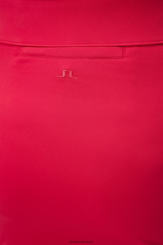 J.Lindeberg Women Amelie Mid-Length Skirt Rose Red Clothing BXV8X41587