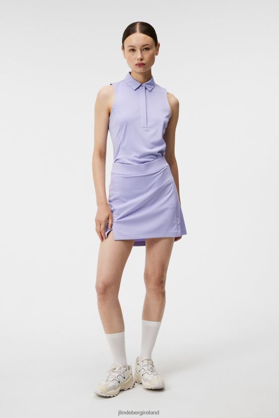 J.Lindeberg Women Amelie Mid-Length Skirt Sweet Lavender Clothing BXV8X41586