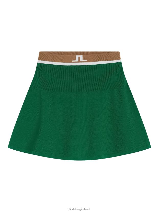 J.Lindeberg Women Frida Knitted Skirt Bosphorus Clothing BXV8X41627