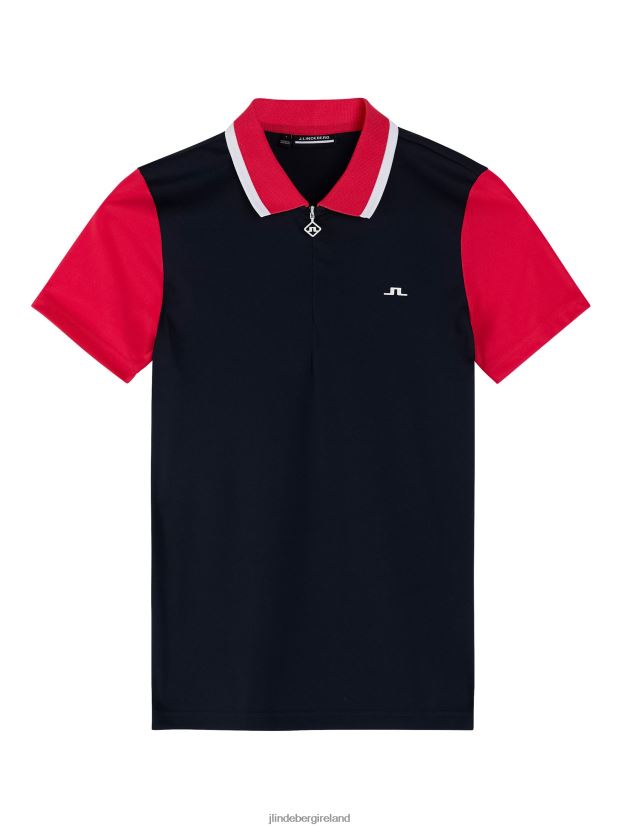 J.Lindeberg Women Antonia Polo Navy Clothing BXV8X41538
